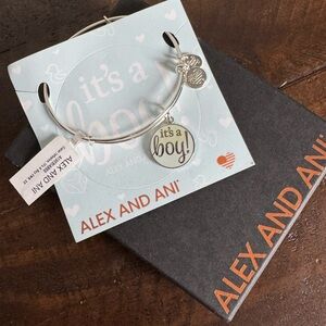 Alex and Ani Silver 'It's a Boy' Bracelet